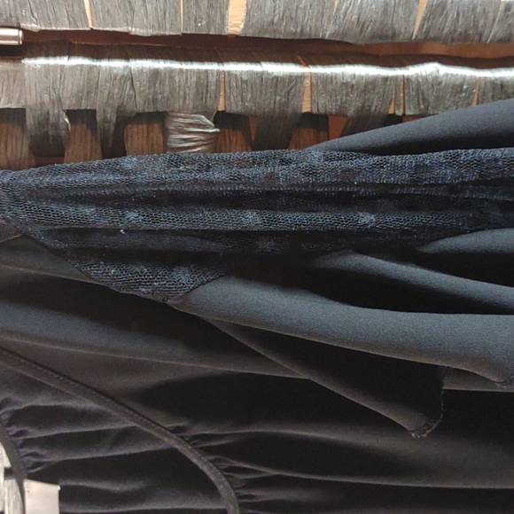 Ann Taylor Loft Dot Laced Ruffle Sleeve Blouse L - Picture 4 of 15